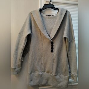 Allegra K Shawl Collar Pullover Tunic Size M